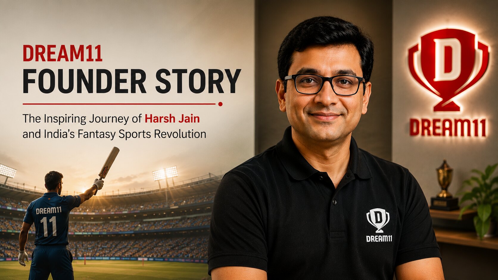 Dream11 Founder Story: How Harsh Jain Built India's Fantasy Sports Giant